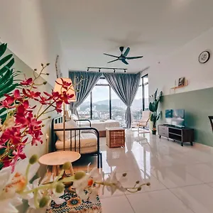 Apartment New 2br Warm And Lovely 10pax-无敌美景两房民宿 Beacon Executive, George Town